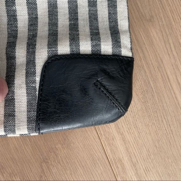 CLUB MONACO LINEN/LEATHER CLUTCH - Picture 5 of 12